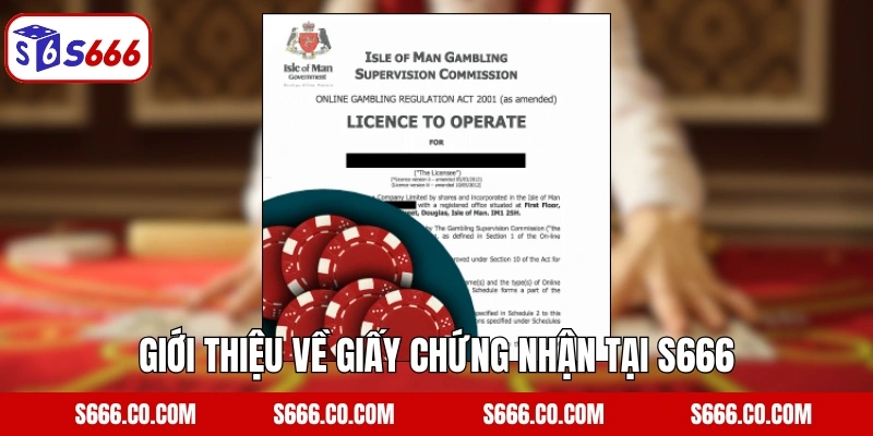Giới thiệu về giấy chứng nhận tại S666