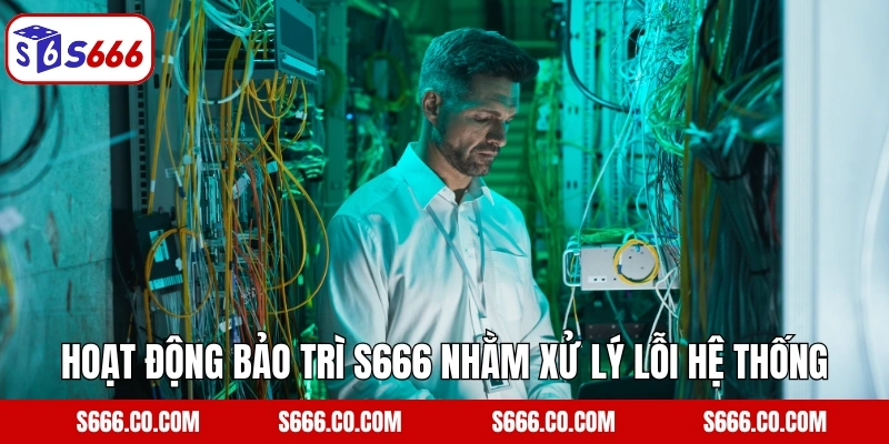 Hoạt động bảo trì S666 nhằm xử lý lỗi hệ thống