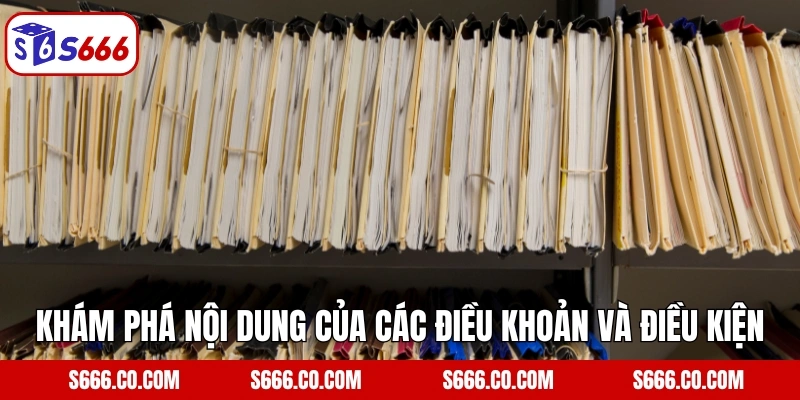 Khám phá nội dung của các điều khoản và điều kiện S666