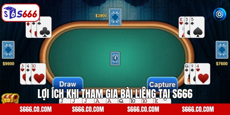 Lợi ích khi tham gia bài Liêng tại S666