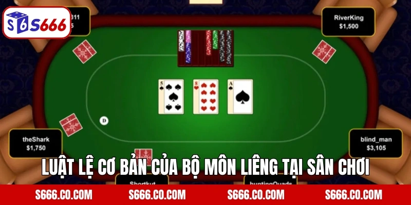 Luật lệ cơ bản của bộ môn Liêng tại sân chơi