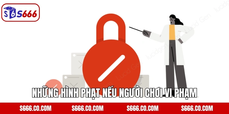 Những hình phạt nếu người chơi vi phạm điều khoản và điều kiện S666