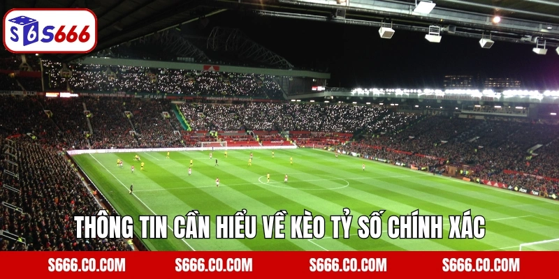 Thông tin cần hiểu về kèo tỷ số chính xác